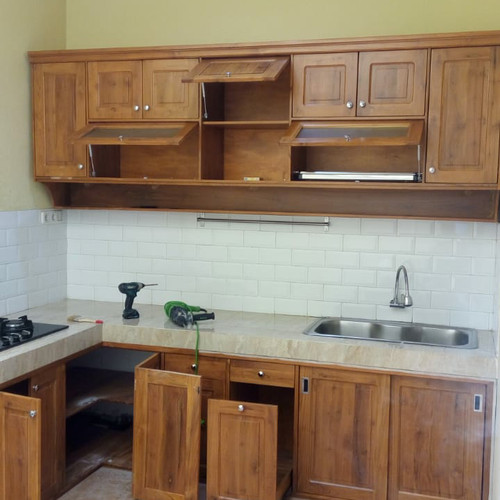 Gambar Kitchen Set Kayu Jati | HJ KREASINDO